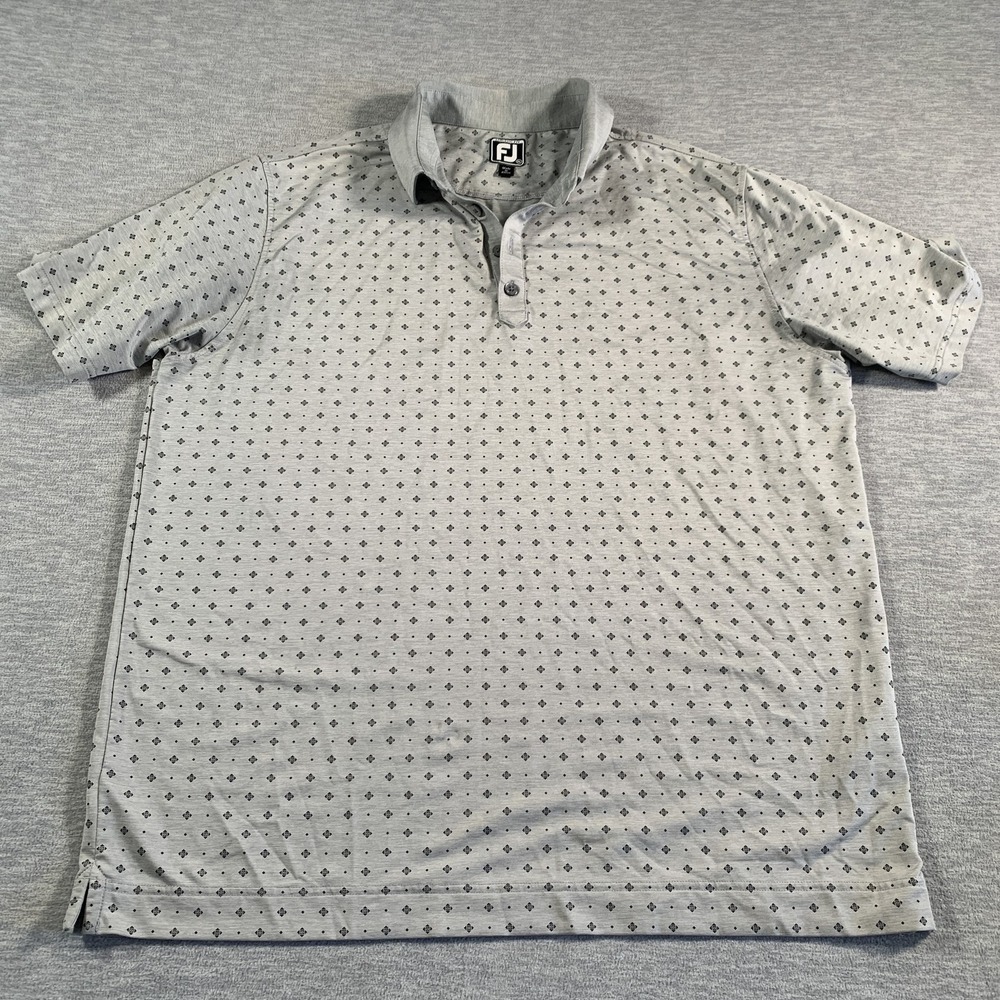 FootJoy Athletic Fit Golf Polo Shirt Mens 2XL Performance Stretch FJ